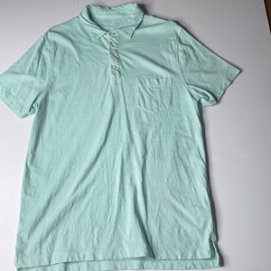 J Crew Green Large Polo